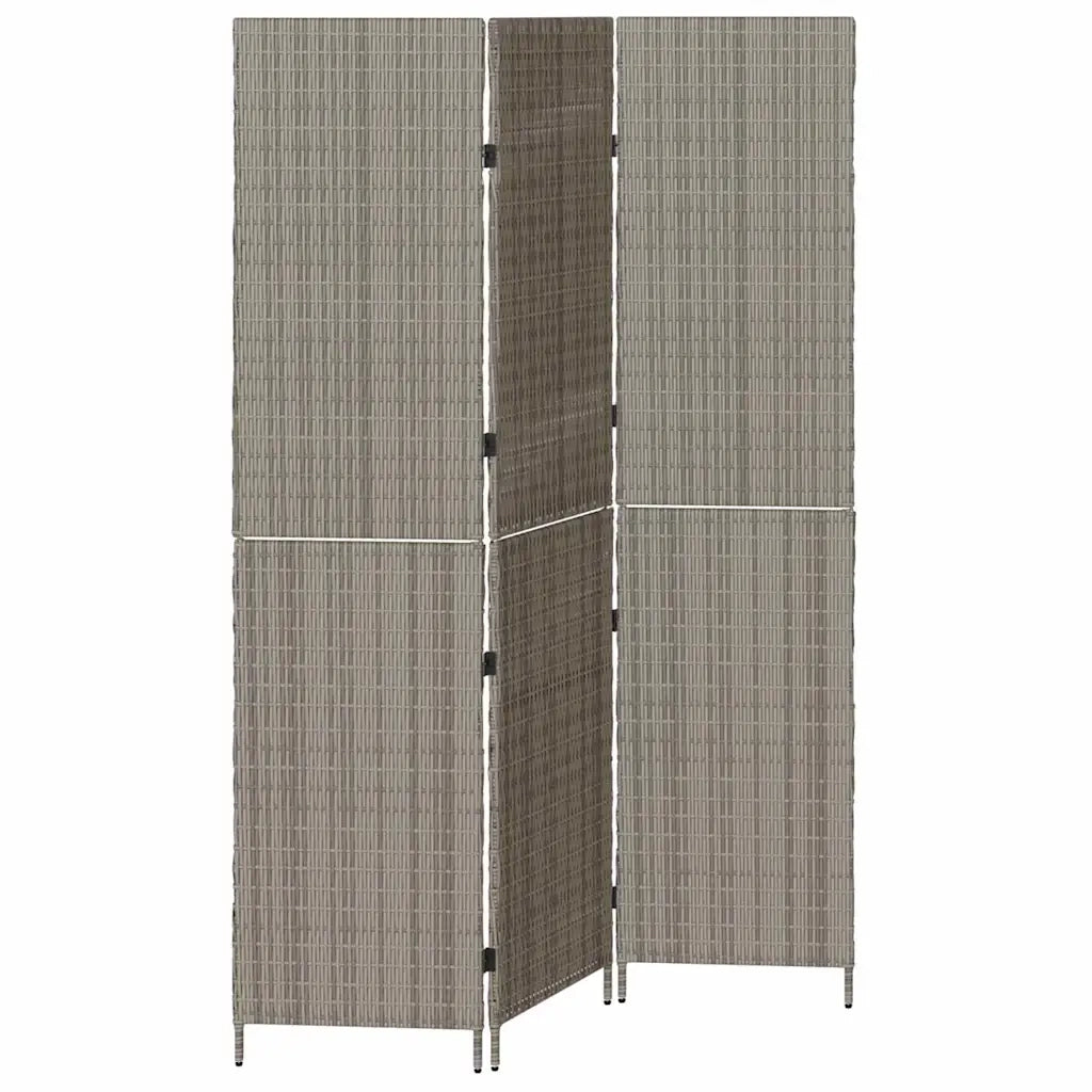 Divider per stanze Grigio 146 x 180 cm polyrattan 42003670