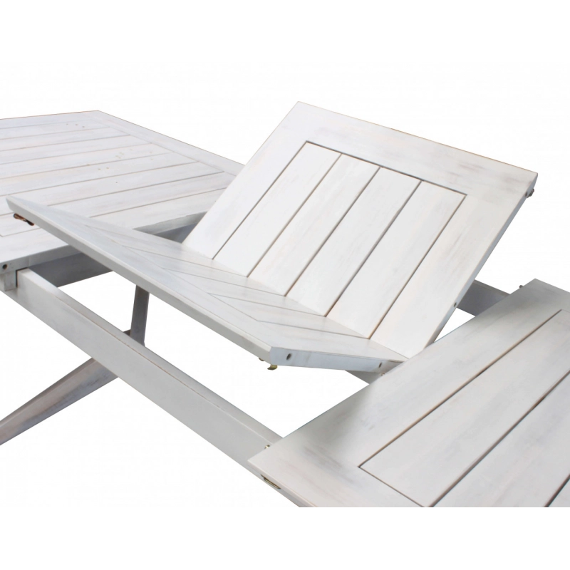 TAVOLO BALI 150/200 X 90 BIANCO