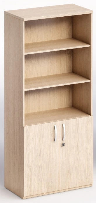 Coppia di ante con serratura per mobile basso e mobile alto cm. 80x66