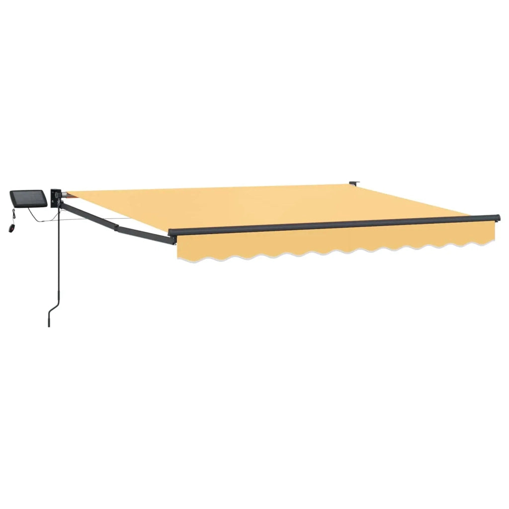 Tenda da Sole | Tenda retrattile manuale con LED Sabbia