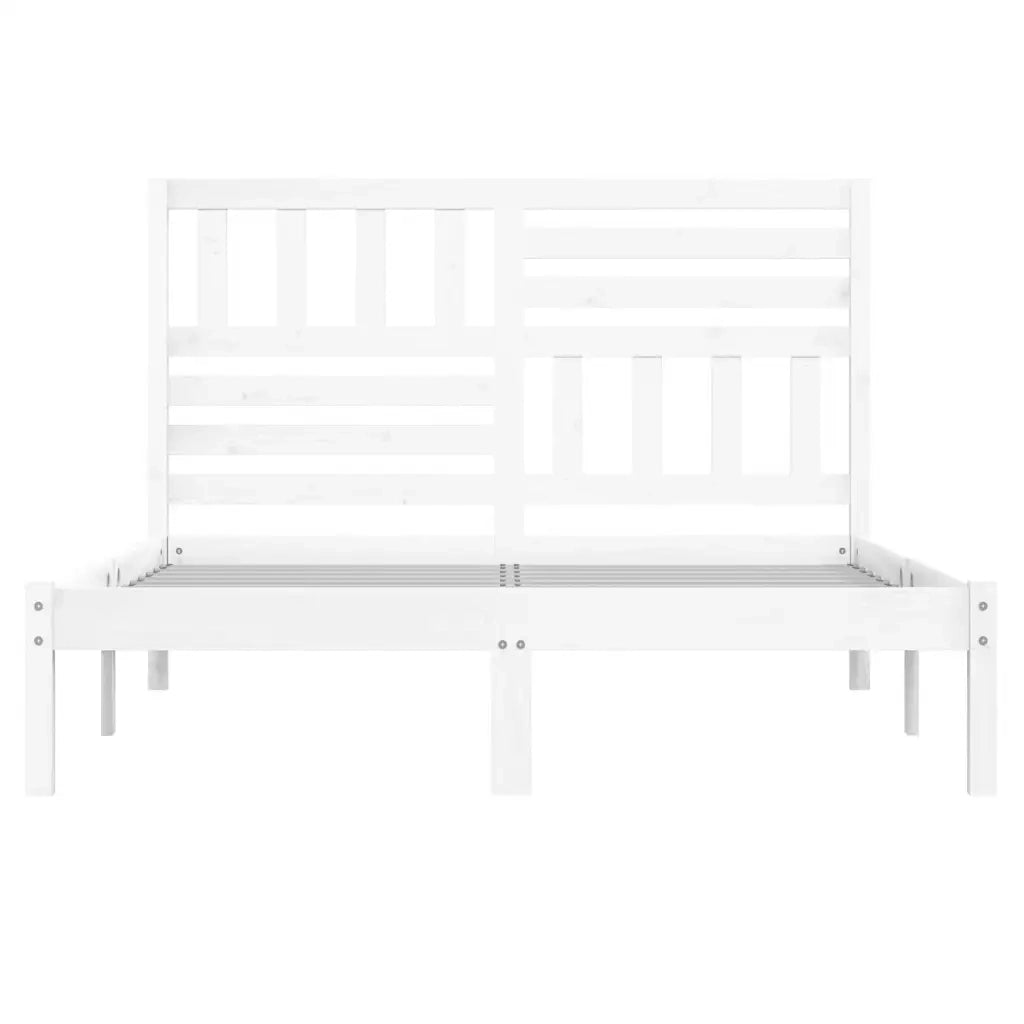 Giroletto Bianco in Legno Massello di Pino 140x200 cm 3101024