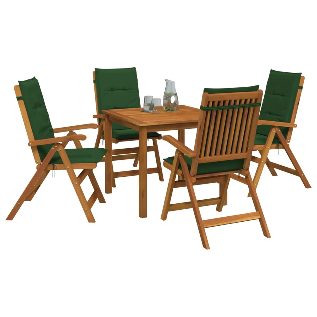 Set da pranzo da giardino 5 pezzi Naturale 3434601