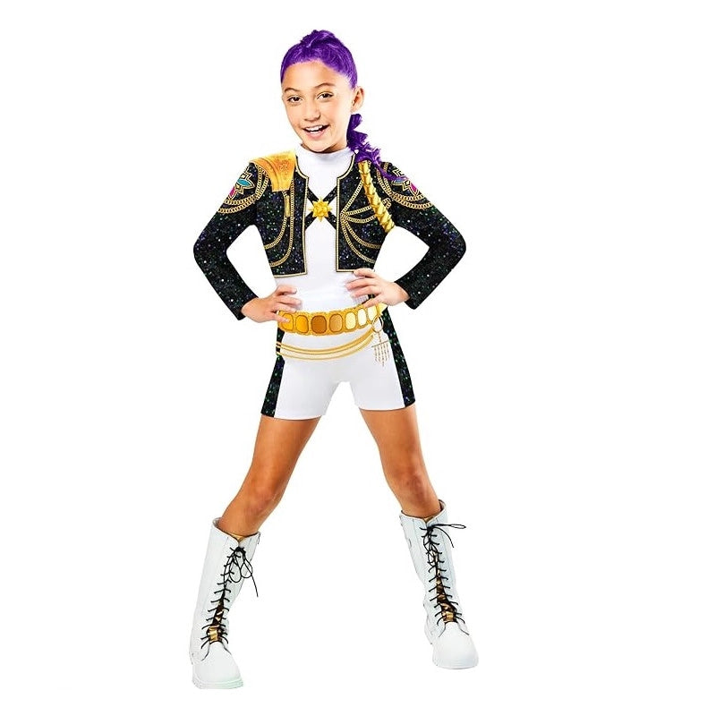 Vestito Rumi Originale  K-Pop Demon Hunters  Rumi Golden Child Costume, Kids Fancy Dress 9-10 anni