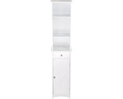 Cassa d'armadio per bagno - Cassette per bagno altezza - Armadietto per bagno a colonnina - Mobili per bagno - Bianco - 34 x 23 x 165 cm