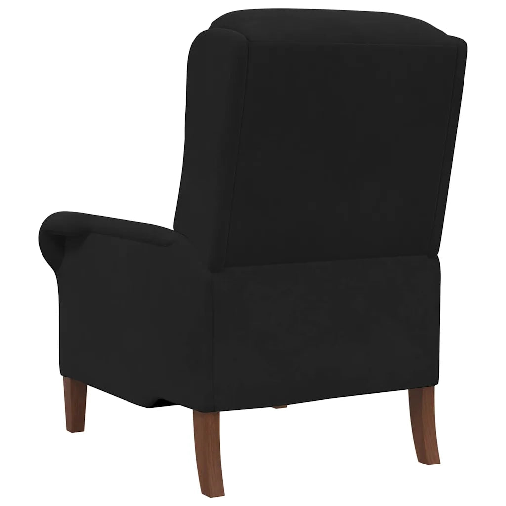Divano Sedia-Poltrona-Poltroncina Nero Velluto 870915