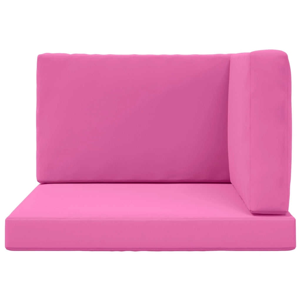 Cuscino per divano da esterno 3 pcs Rosa Poliestere