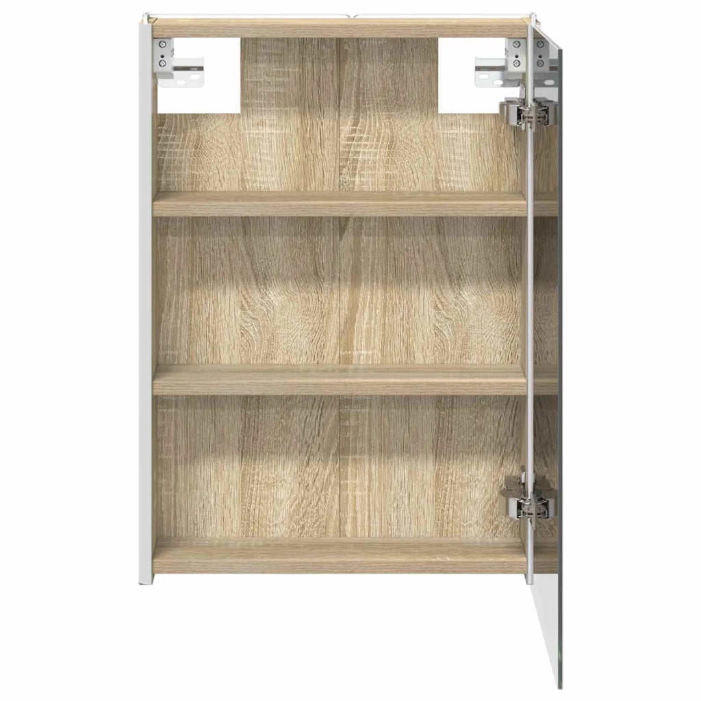 Mobiletto per specchio da bagno Rovere Sonoma