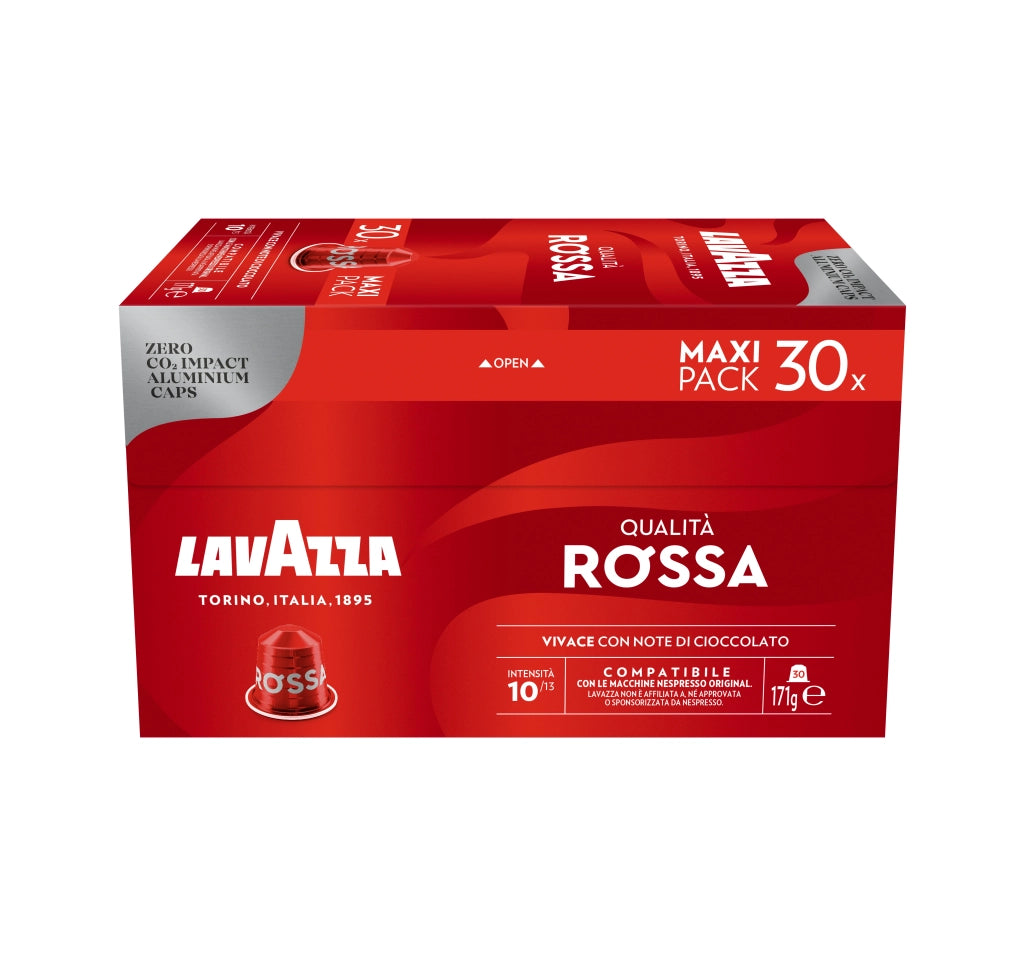 Lavazza Capsule Compatibili Nespresso Qualità Rossa, 30 Capsule