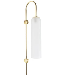 Lampada Da Parete Vetrata Gold APP664-1W