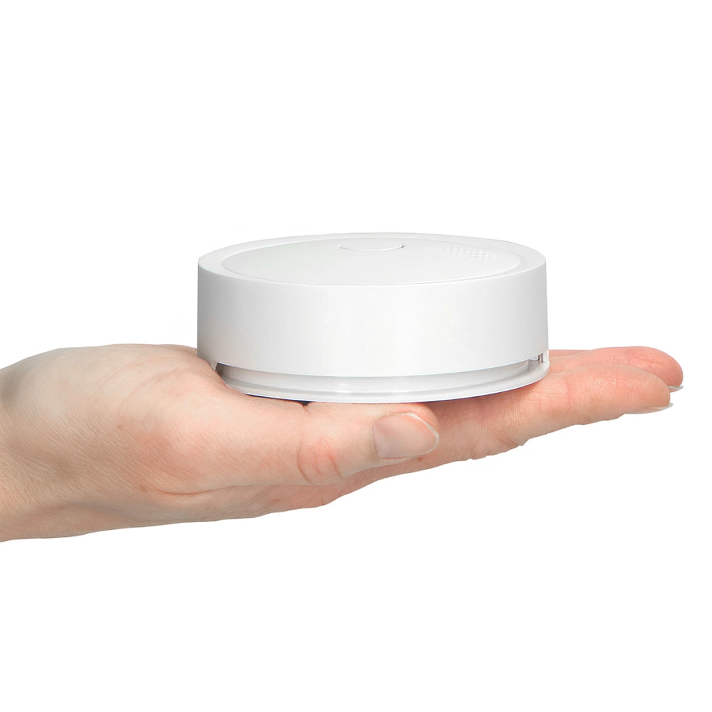 Rilevatore di Fumo Collegabile senza fili 433 MHz 85dB Autonomia 10 anni EN14604 Bianco Alecto