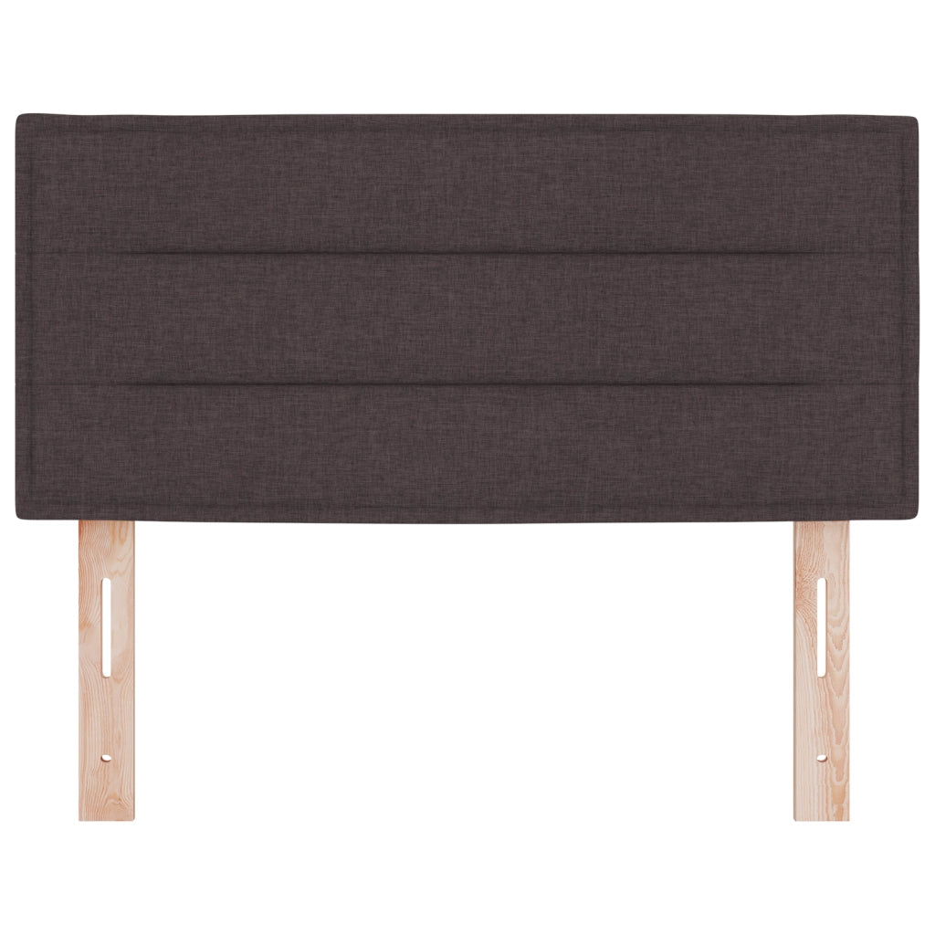 Testiera a LED Design Lines Marrone Scuro 80 cm Tessuto