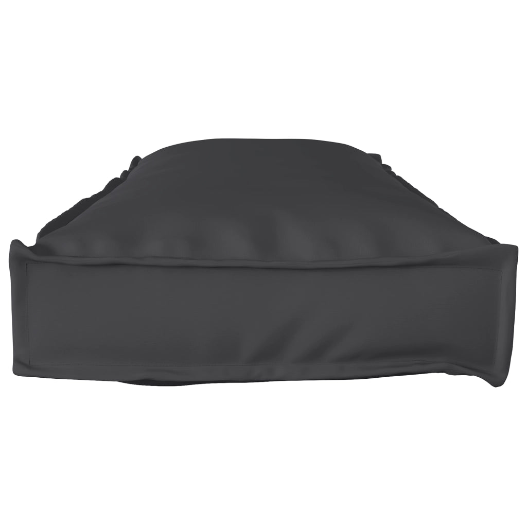 Cuscini per panca 2 pezzi Nero 120x40x8 cm Tessuto Oxford