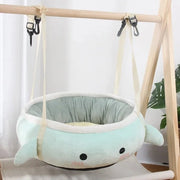 Hammock per Gatti in Plush PP Cotone, Multifunzionale, M-40x40cm - Letto per Gatti, Hammock per Animali, Abitacolo Caldo per Gatti