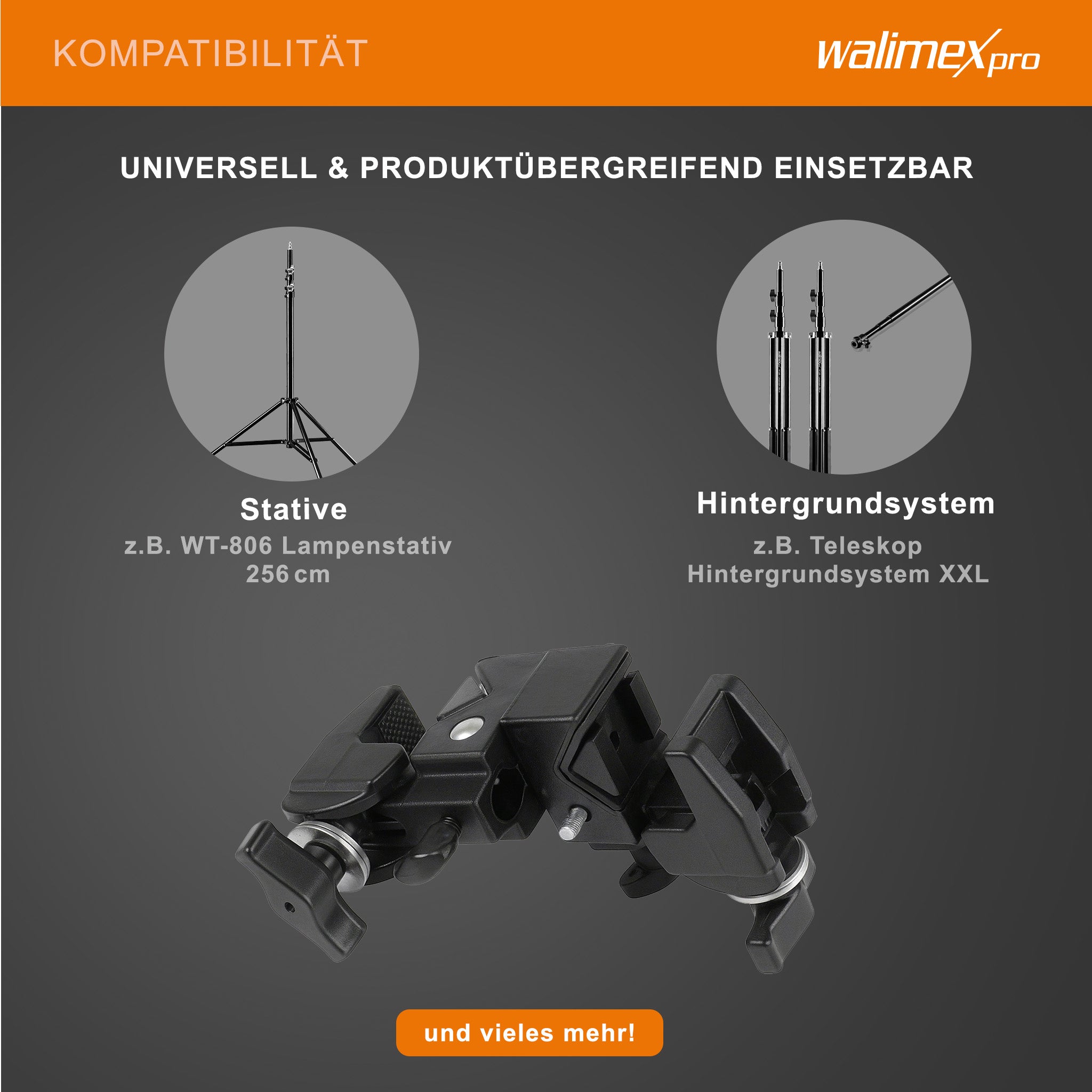 Walimex doppio morsetto super