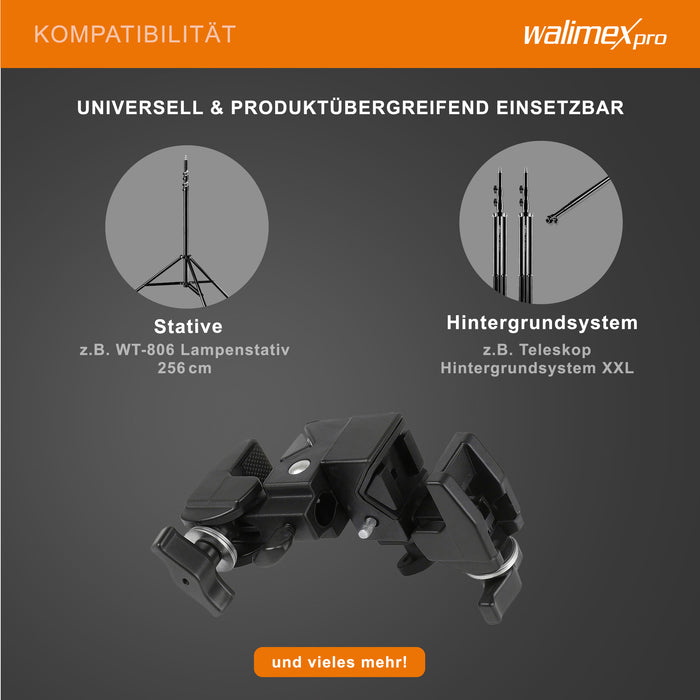 Walimex doppio morsetto super