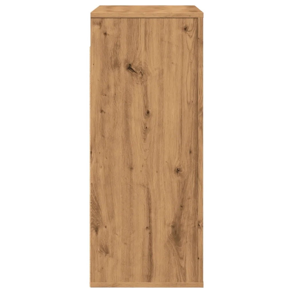 Mobile a Parete Rovere Artigianale 80x33x80cm Legno Multistrato