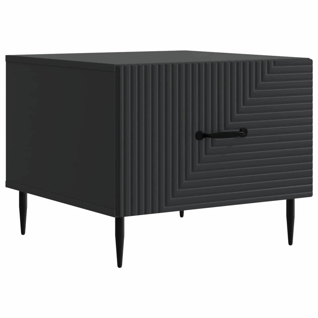 Tavolino da salotto Nero 49 x 50 x 40 cm Legno ingegnerizzato 894966