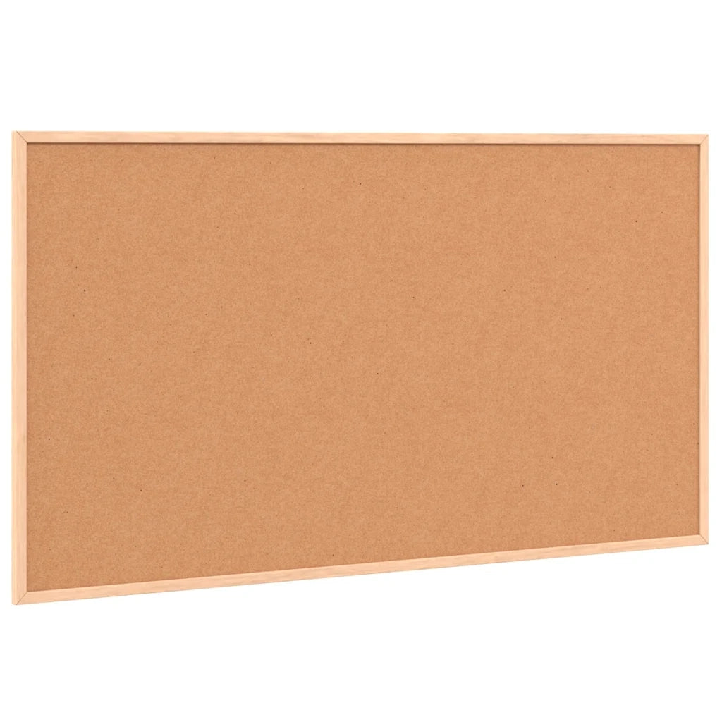 vidaXL Tavola in Sughero con Cornice Legno Massello di Pino 100x55 cm