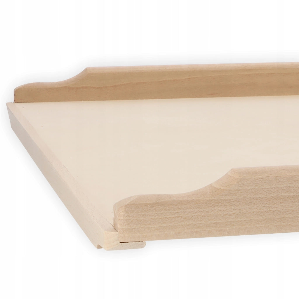 Tagliere da pasticceria grande in legno KADAX 56x48cm XXL Monofacciale Solido Cucina