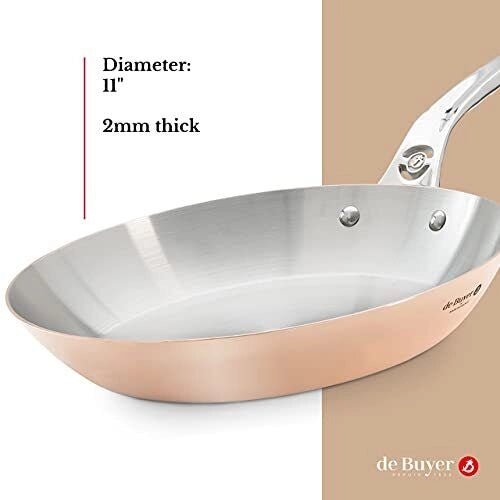 de Buyer 6224.28 padella Pentola multiuso Rotondo