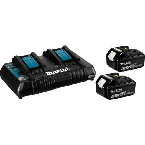 Makita Energy Set 198077-8 2x BL1860B + DC18RD
