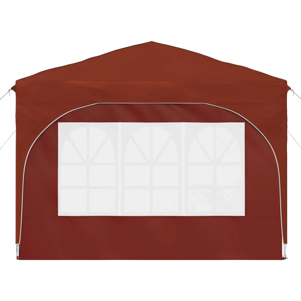 Tenda per feste a pop-up 290 x 290 x 245 cm Terracotta