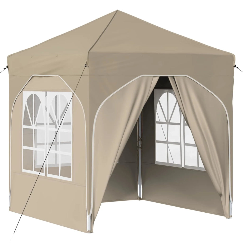 Tenda per feste a pop-up 192 x 192 x 245 cm Crema