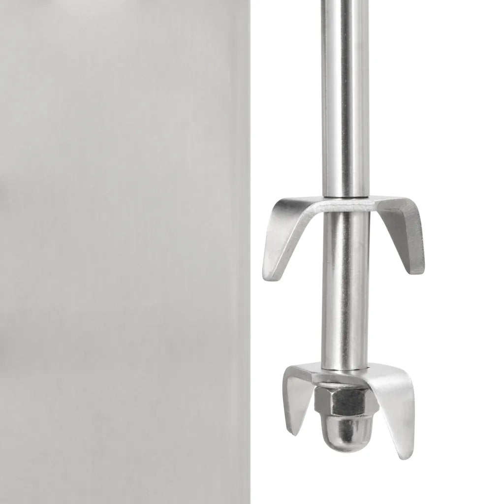 Frullatore per Milkshake con Tazza Doppia in Acciaio Inox 2 L 51086