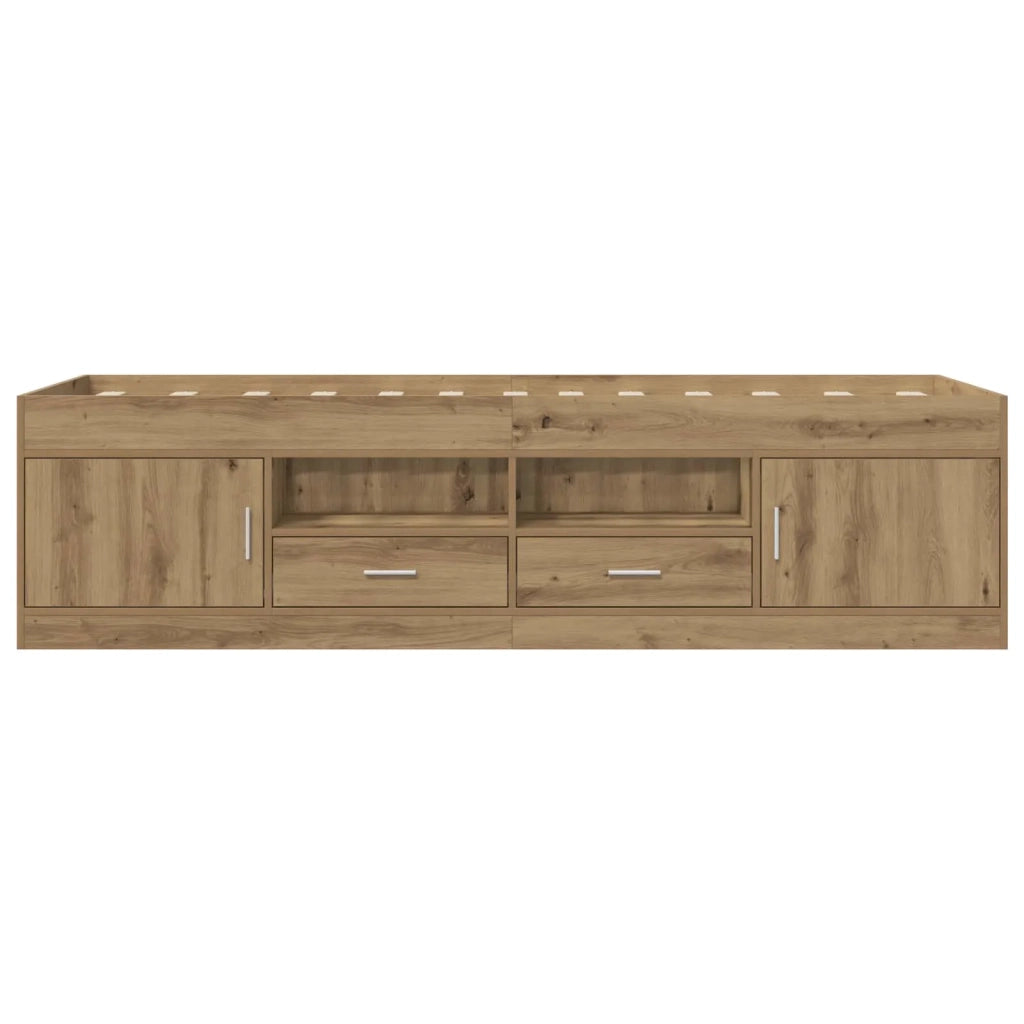 Telaio del letto con storage Rovere Artigianale 80 x 200 cm 3429500