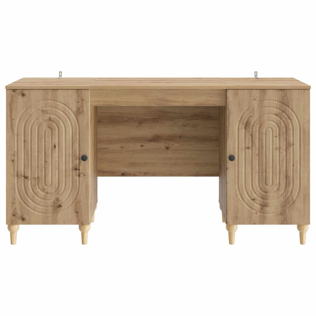 Scrivania con lo scaffale Rovere Artigianale 142,5 x 50 x 75 cm 3414584