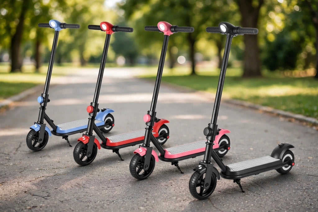 Monopattino Elettrico per Bambini Flower 24V 150W 15km/h Blu