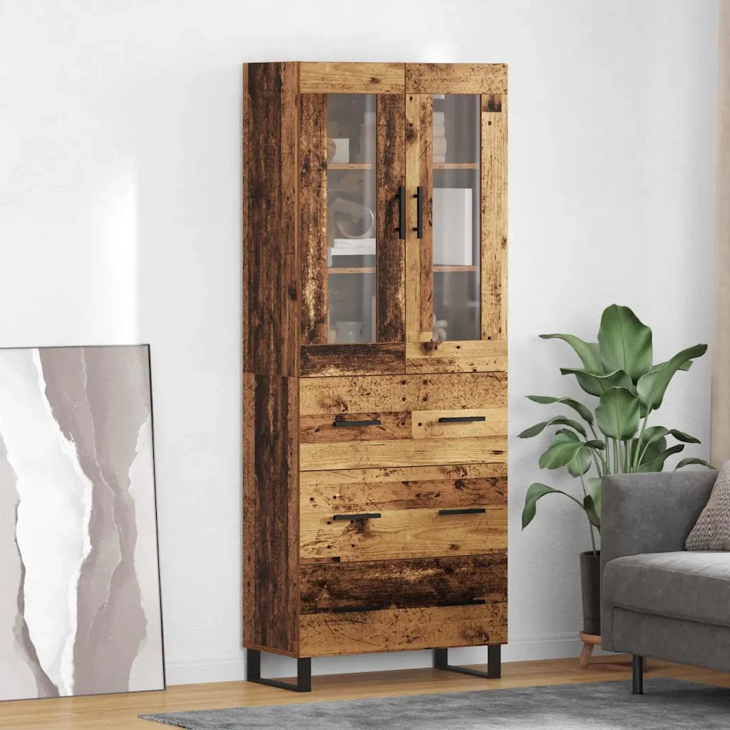Credenza con cassetto 2 pcs Legno vecchio Legno multistrato 3415769