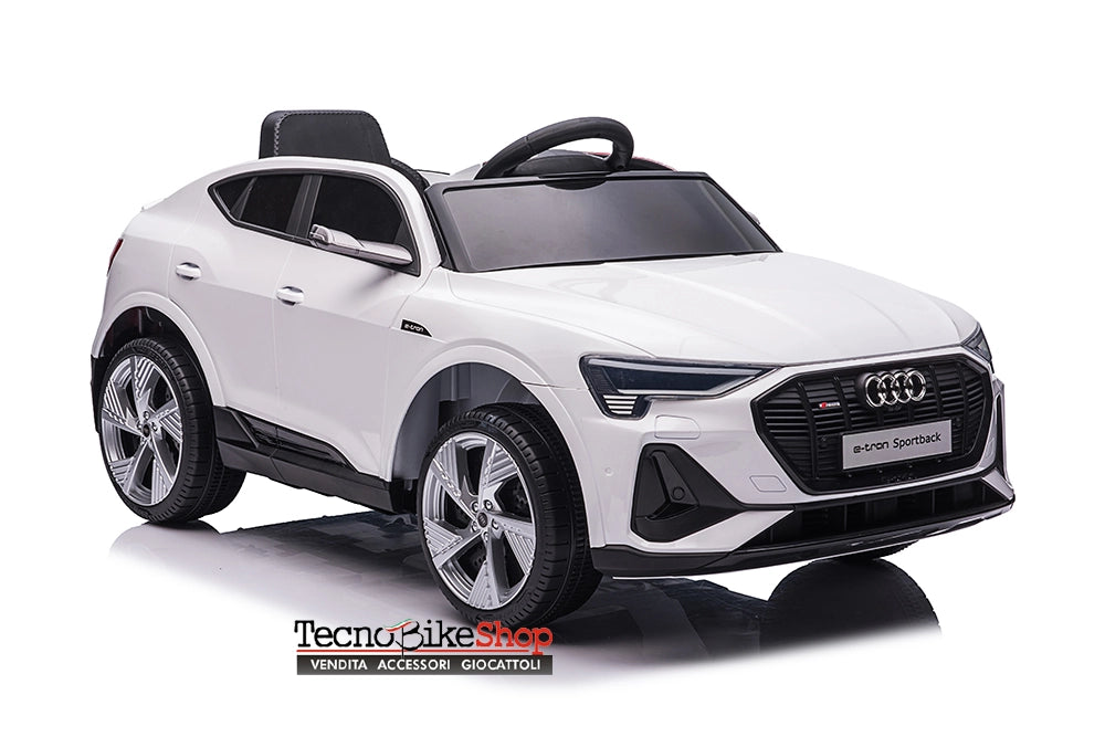 Auto Elettrica per Bambini Audi E-Tron 12v colore Bianco