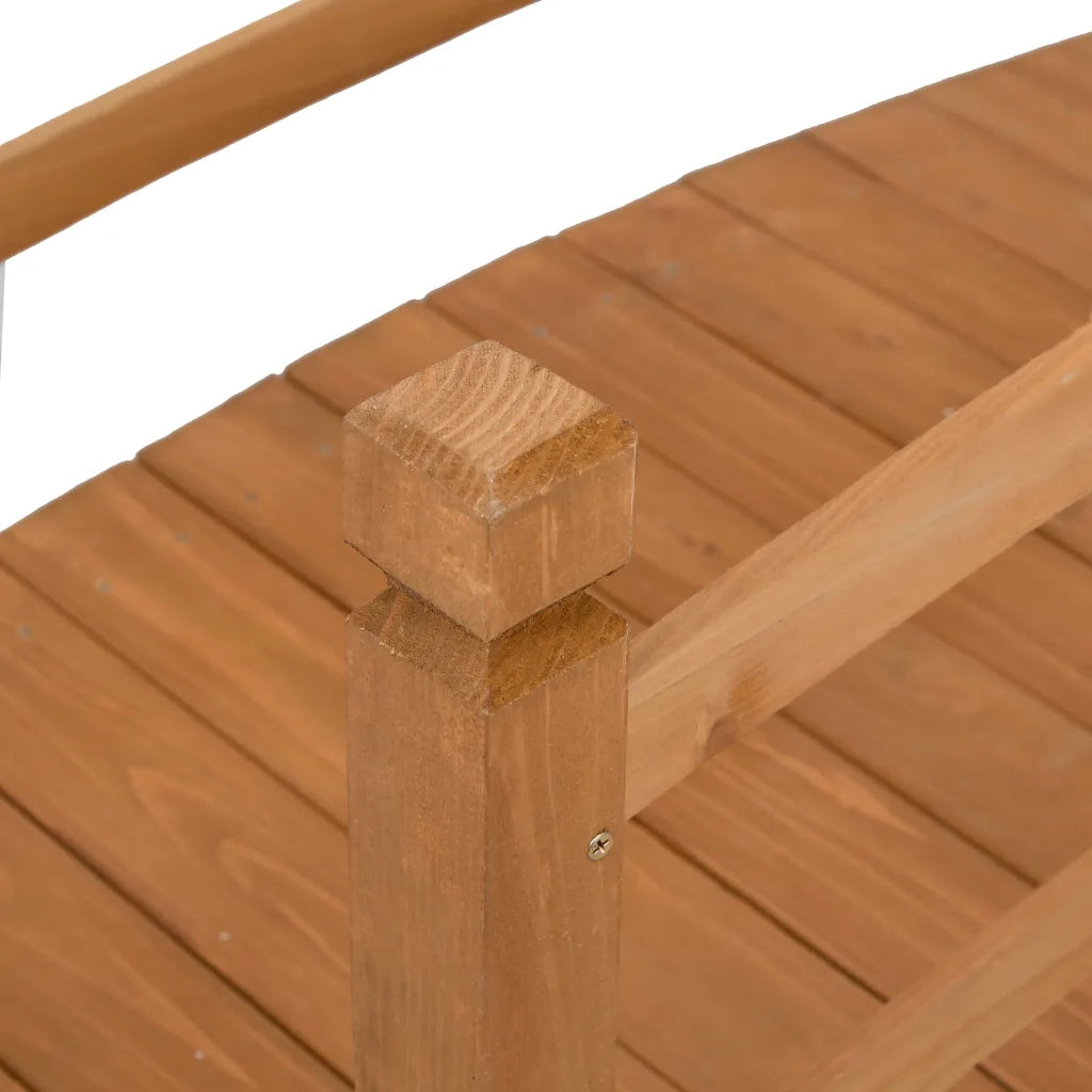 Ponte da Giardino 140x60x60 cm in Legno Massello di Abete cod mxl 72352