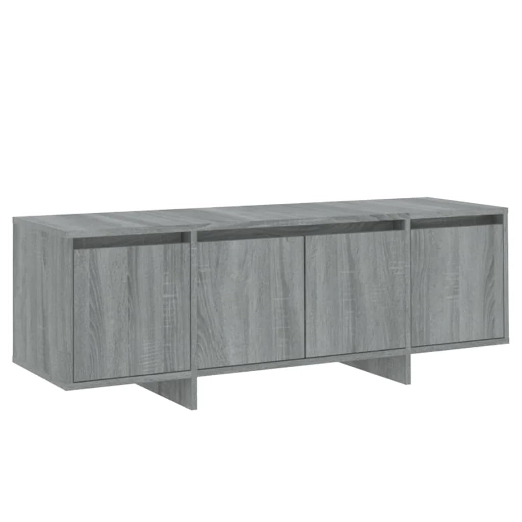 Mobile TV multimediale mensola TV credenza TV sala da pranzo soggiorno camera da letto Sonoma 120 x 30 x 40,5 cm legno ingegnerizzato grigio 02_0028376