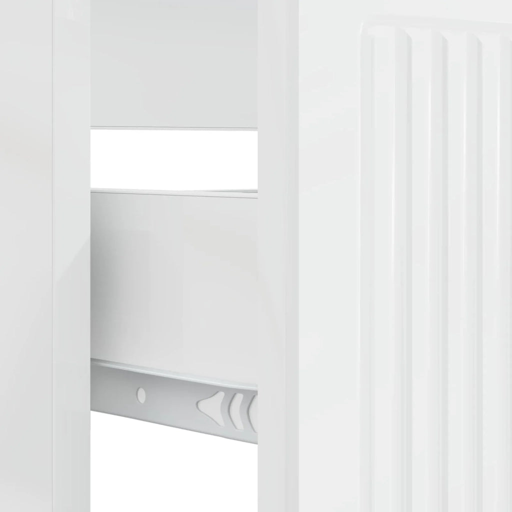 Armadio per Lavabo da Bagno EDE Bianco Lucido 82 x 41 x 59 cm 895919