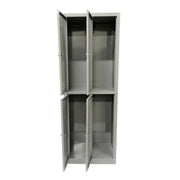 SPOGLIATOIO IN METALLO CON  4 ANTE  60 X 40 X H167 CM