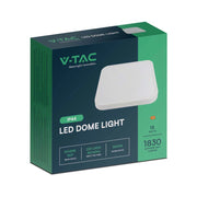 Plafoniera LED Quadrata 18W Cornice Bianco 4000K IP44