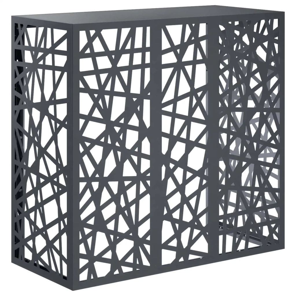 Copertura per condizionatore d'aria Antracite 110 x 50 x 105 cm 8014173