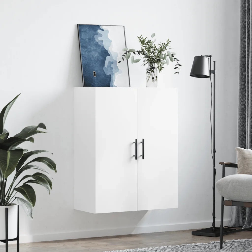 Armadietto a Muro | Mobile a Parete Bianco 69,5x34x90 cm