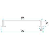 Portasciugamano Da Bagno 5901 Nico Brush Gold