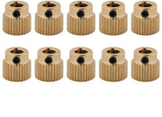 Estrusore per MK7/MK8 - 10 pezzi - Asse in rame - 26/40 denti - Per estensione di 11 mm - Pezzo di ricambio resistente