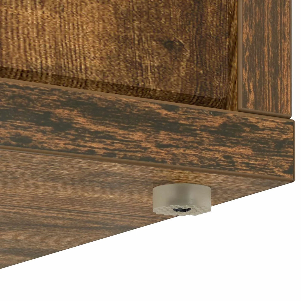 Casa per Gatti Rovere fumé 51 x 30 x 42,5 cm Legno multistrato