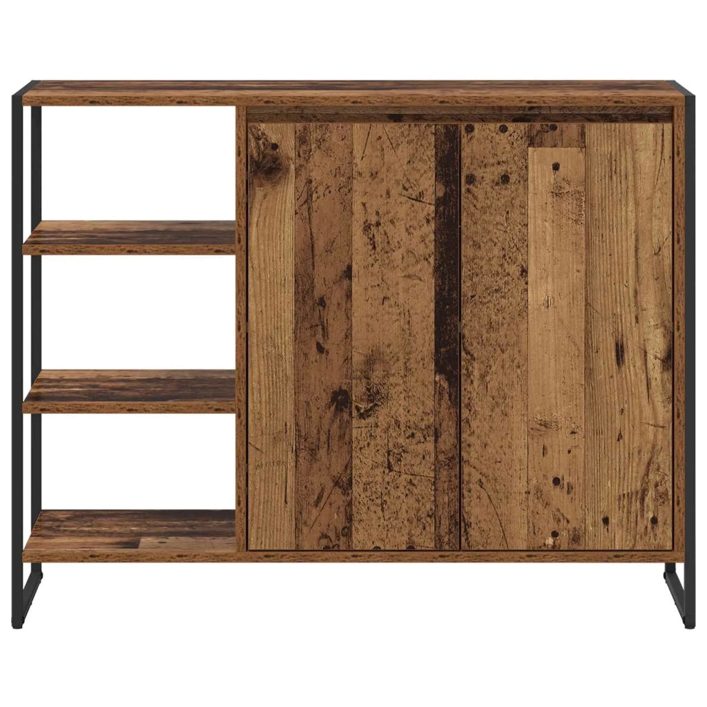 Mobile laterale Legno vecchio 96.5 x 30 x 75 cm