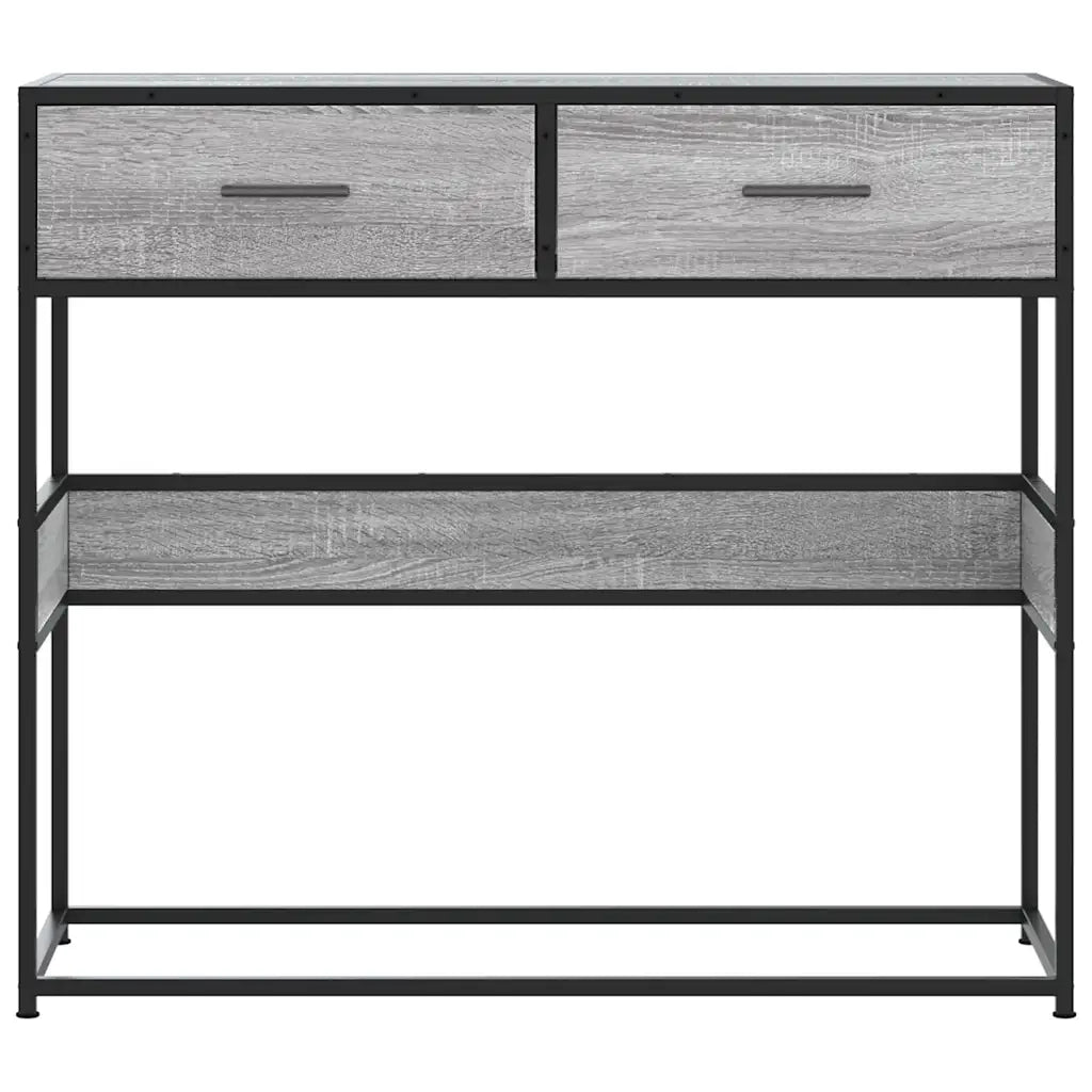 Tavolo Consolle Rovere Sonoma 90x35x80 cm in Legno Multistrato