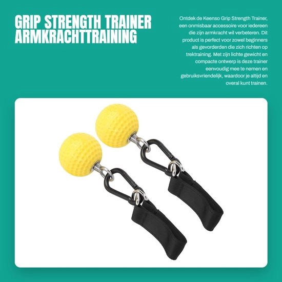 Allenatore di Forza - Trainer di Sollevamento - Leggero - Manubri di Sollevamento - Duraturo - Acciaio Inossidabile - Antiscivolo - EVA/Materiale - Allenatore di Sollevamento