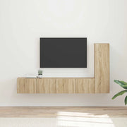 Set mobile TV 3 pcs Rovere Sonoma Legno multistrato