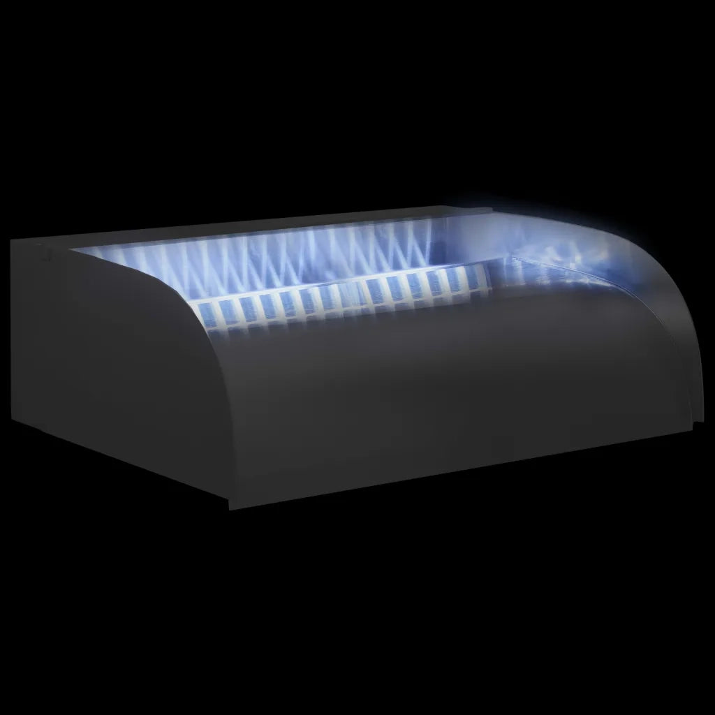 Cascata con LED 45x34x14 cm in Acciaio Inox 304 148876