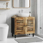Armadio sottolavello con porta Marrone e Nero 62 x 33 x 58 cm 4018863