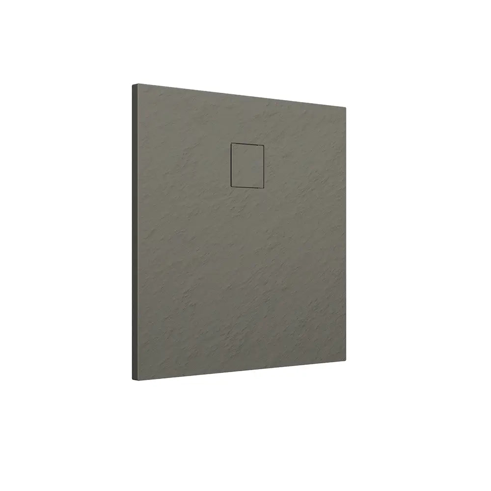 Piatto doccia 80x80 cm colore marrone effetto pietra | Samos